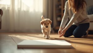 lead puppy to pad lead puppy to pad