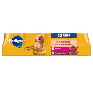 Pedigree Chopped Ground Dinner Wet B014UTY9D0