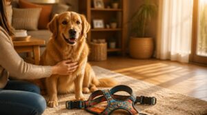 prepare your dog and harness prepare your dog and harness