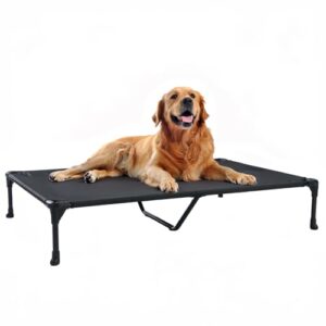 Veehoo Cooling Elevated Dog Bed, B07LFTS5K1