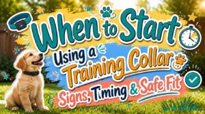 when to start using a training collar when to start using a training collar